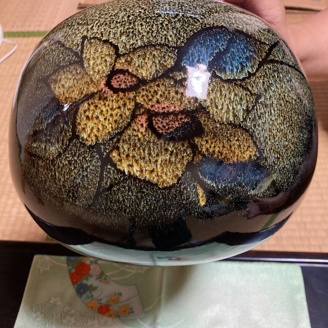 最終値下げ☆信楽焼 花瓶 - メルカリ