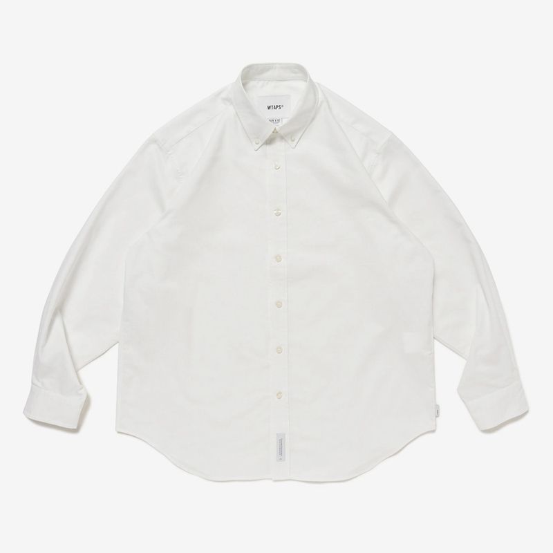 WTAPS BD 01 / LS / CTPL. OXFORD. COOLMAX®. RF 長袖シャツ 252CWDT