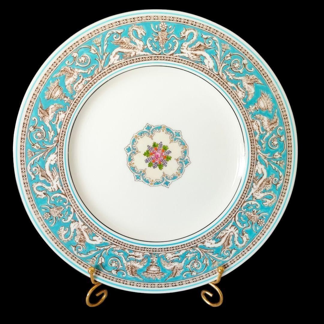 ★美品★ ウェッジウッド フロレンティーン ターコイズ 紅茶 5Pセッティング ☆美品☆ ウェッジウッド フロレンティーン ターコイズ 5P