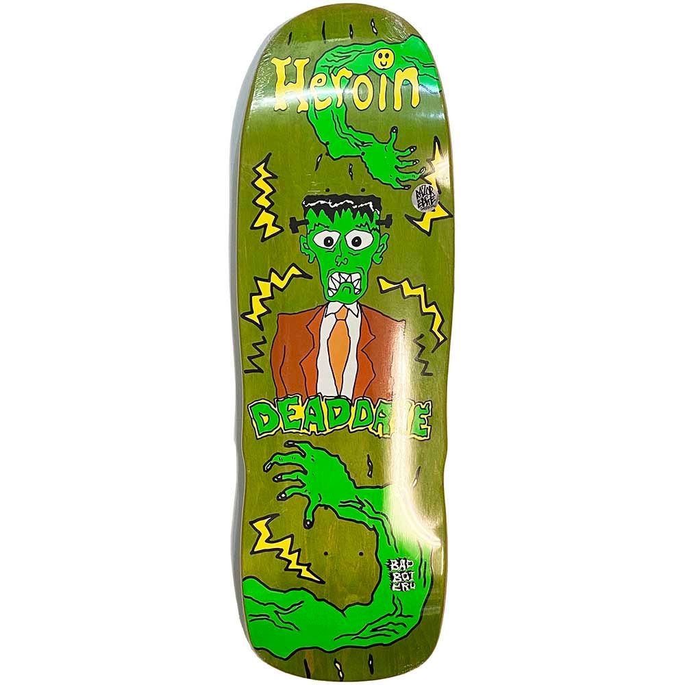 10.1インチ HEROIN ヘロイン DEAD DAVE DEAD TOON DECK Razor Edge Construction Double Drilled デッキ 板【スケートボード/スケボー/SKATEBOARD】