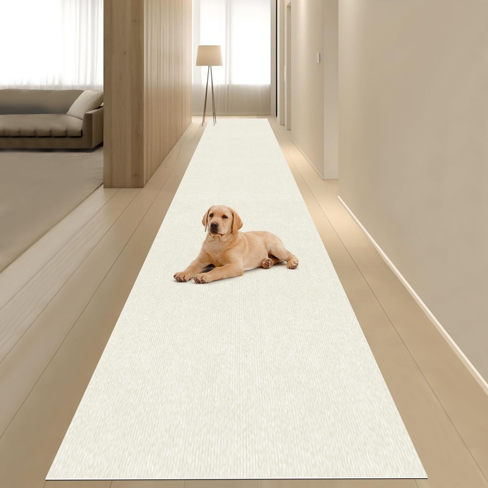 廊下敷き マルチロールカーペット 600*90cm 吸着マット 足腰負担軽減 洗