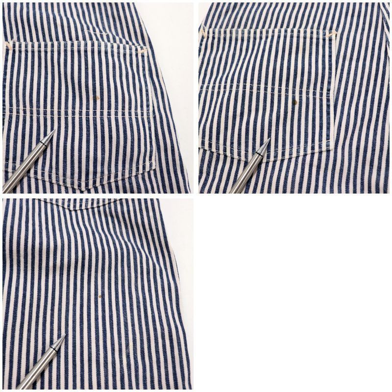 50s vintage STRONG RELIABLE セパポケ ヒッコリー オーバーオール