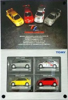 ミニカー　三菱ランサーエボリューション(IV/VII) 4台セット 「トミカリミテッド」 [652076] 中古】ミニカー 三菱ランサーエボリューション(IV/VII) 4台