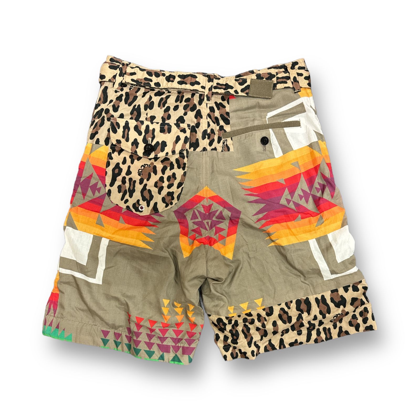 sacai x PENDLETON 21SS Archive Print Mix Shorts アーカイブ 