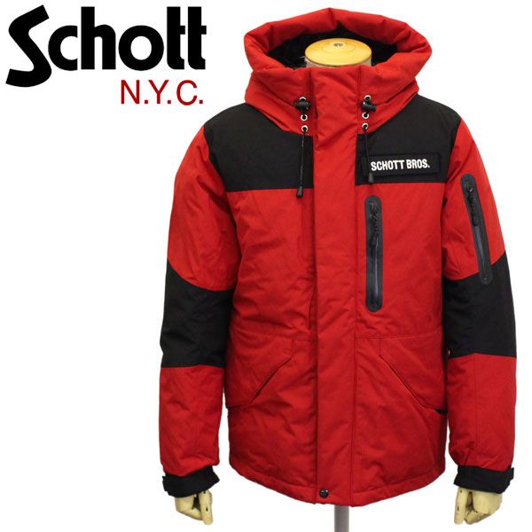 ☆SCHOTT/ショット 2TONE SNORKEL DOWN PARKA/ダウンパーカー/3172025