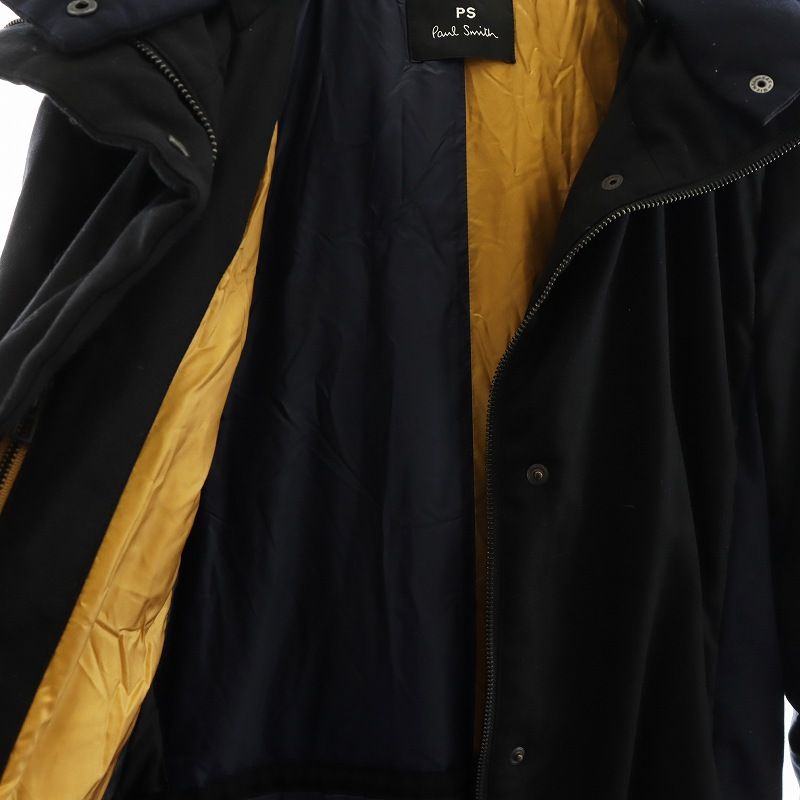 ポールスミス PAUL SMITH 19SS ダウンコート ロング丈 フード ウール