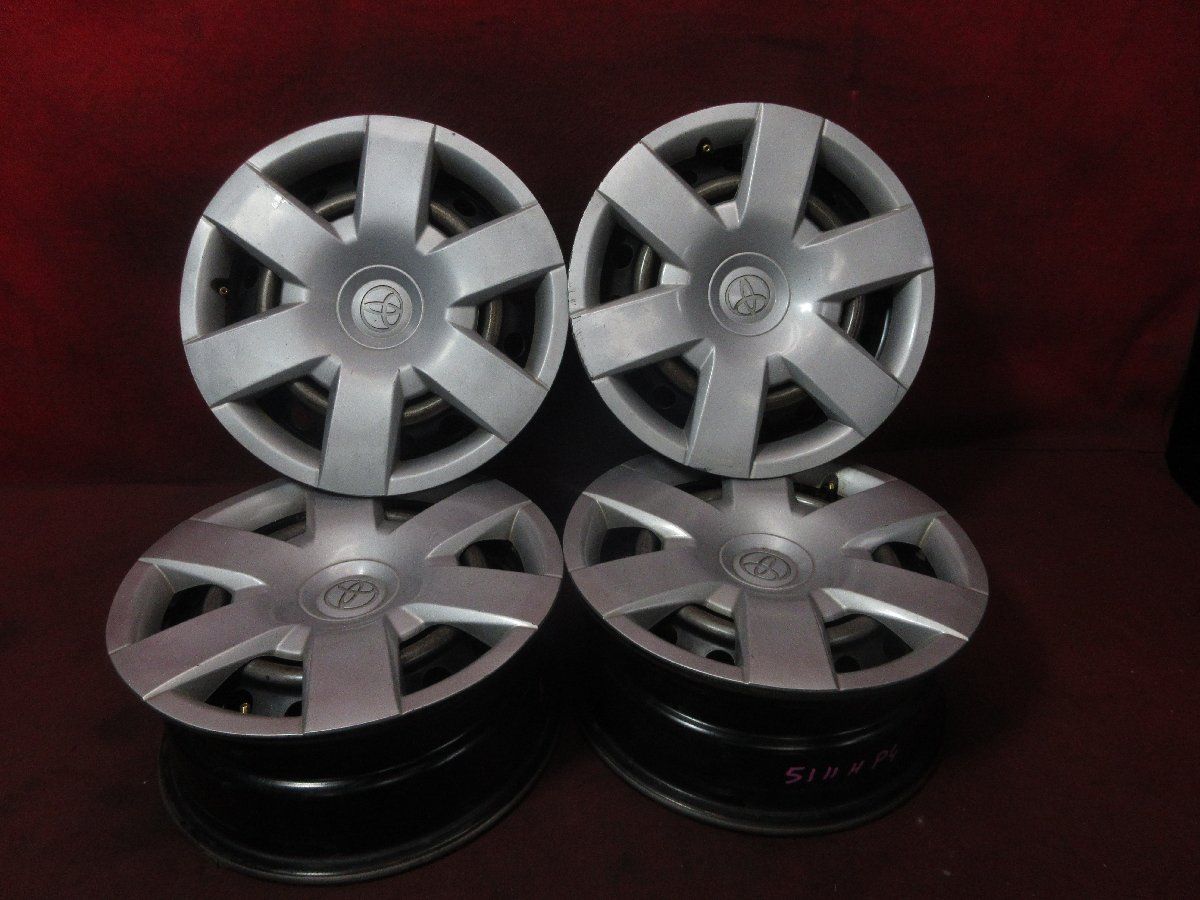 200系ハイエーススチールホイールとカバー スチール ホイール と カバー 4本 トヨタ ハイエース 200系 純正