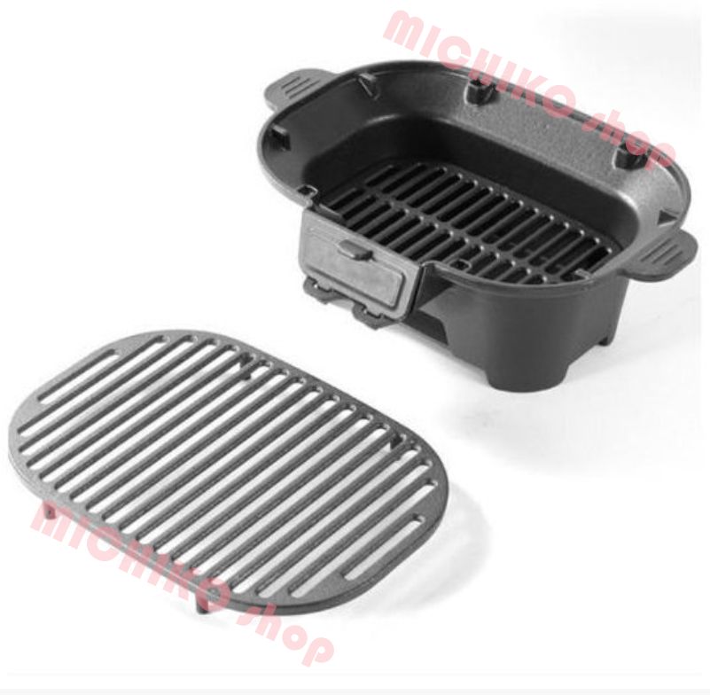 囲炉裏用 家庭用バーベキューストーブ 炭オーブン 鋳鉄製 厚手 炭火焼き お茶沸かし ストーブ