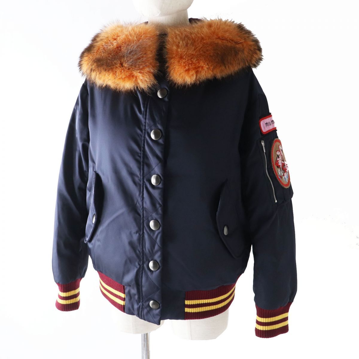 美品◎正規品 イタリア製 MIUMIU ミュウミュウ M6435 レディース 