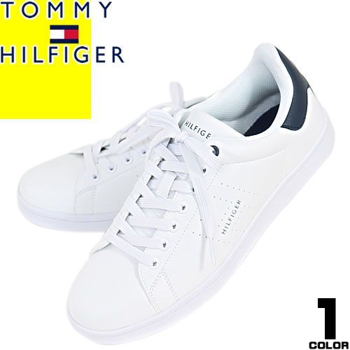 トミーヒルフィガー TOMMY HILFIGER スニーカー メンズ シューズ 靴 ローカット カジュアル ブランド おしゃれ 白 ホワイト LISTON