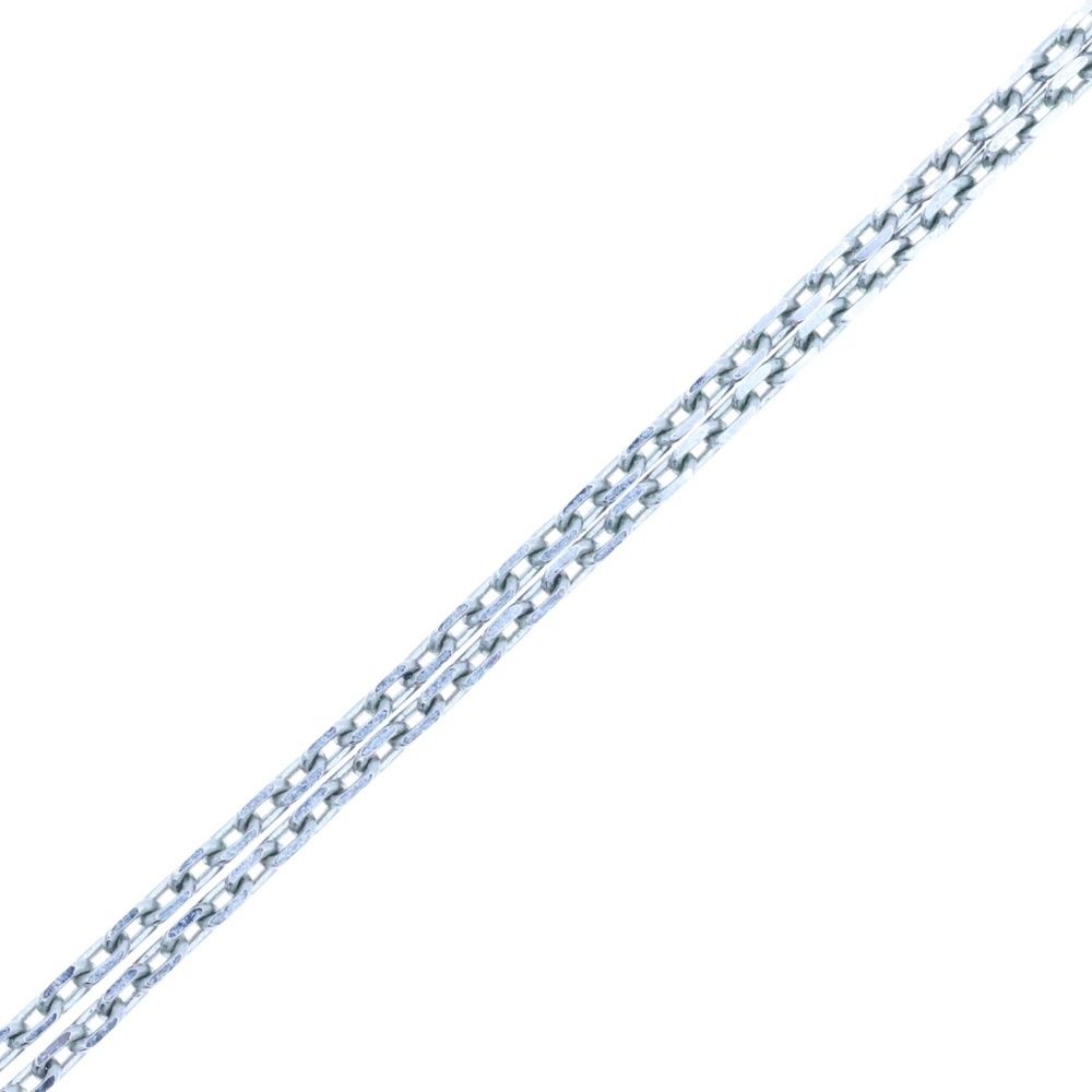 Versace☆90s ヴィンテージ ロゴネックレス シルバー♪送料込 ve-bo-chain-m-1.jpg