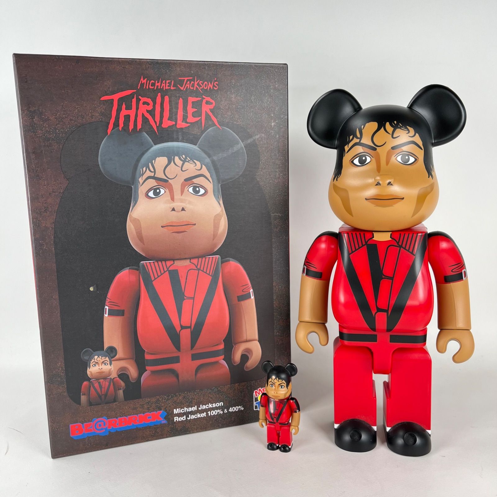 BE@RBRICK ベアブリック 400% 100% MICHAEL JACSON'S THRILLER 