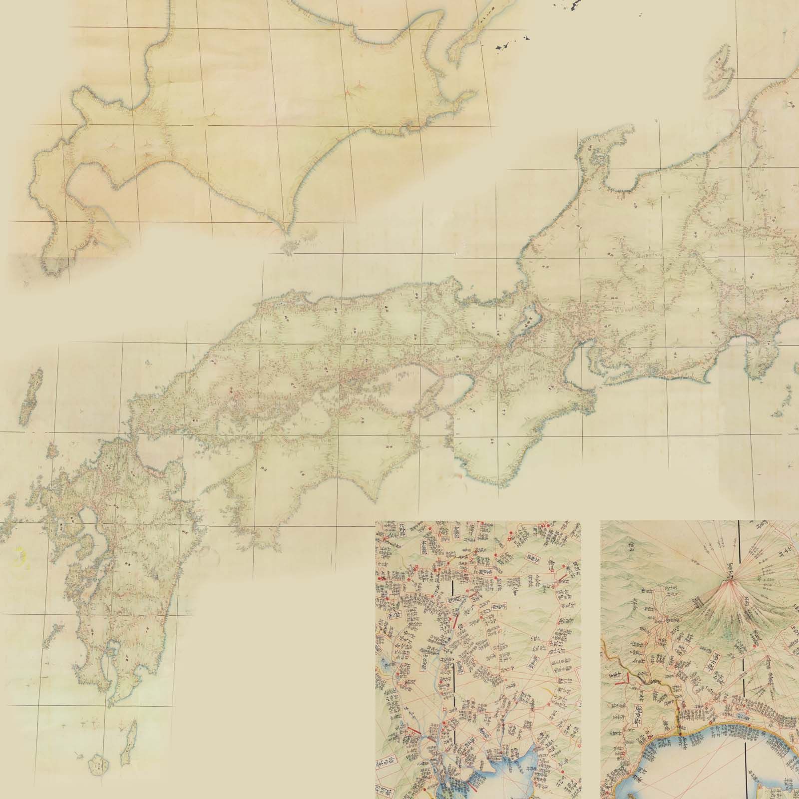 proceedx0143大日本沿海輿地全図（伊能図）A2ポスター - メルカリ