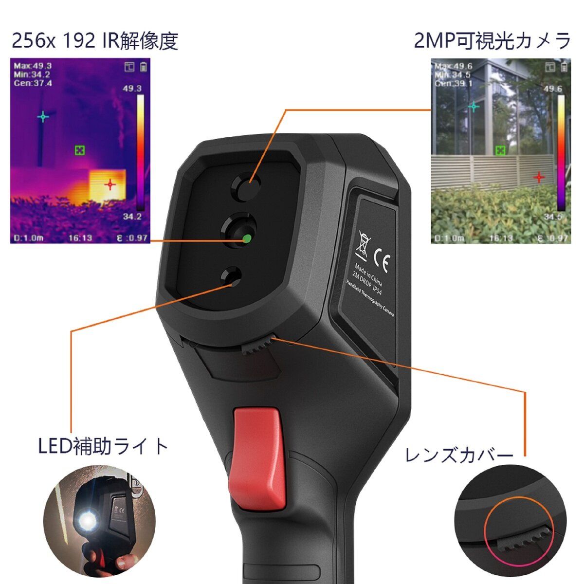 ハンドヘルドサーモグラフィ B20
