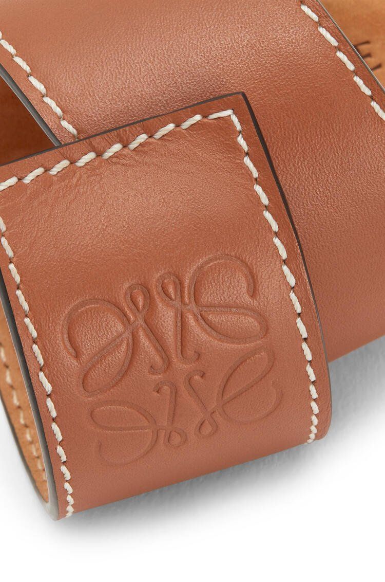 LOEWE スラップブレスレット　オレンジ 収納袋付き ロエベ LOEWE ブレスレット スラップブレスレット アナグラム