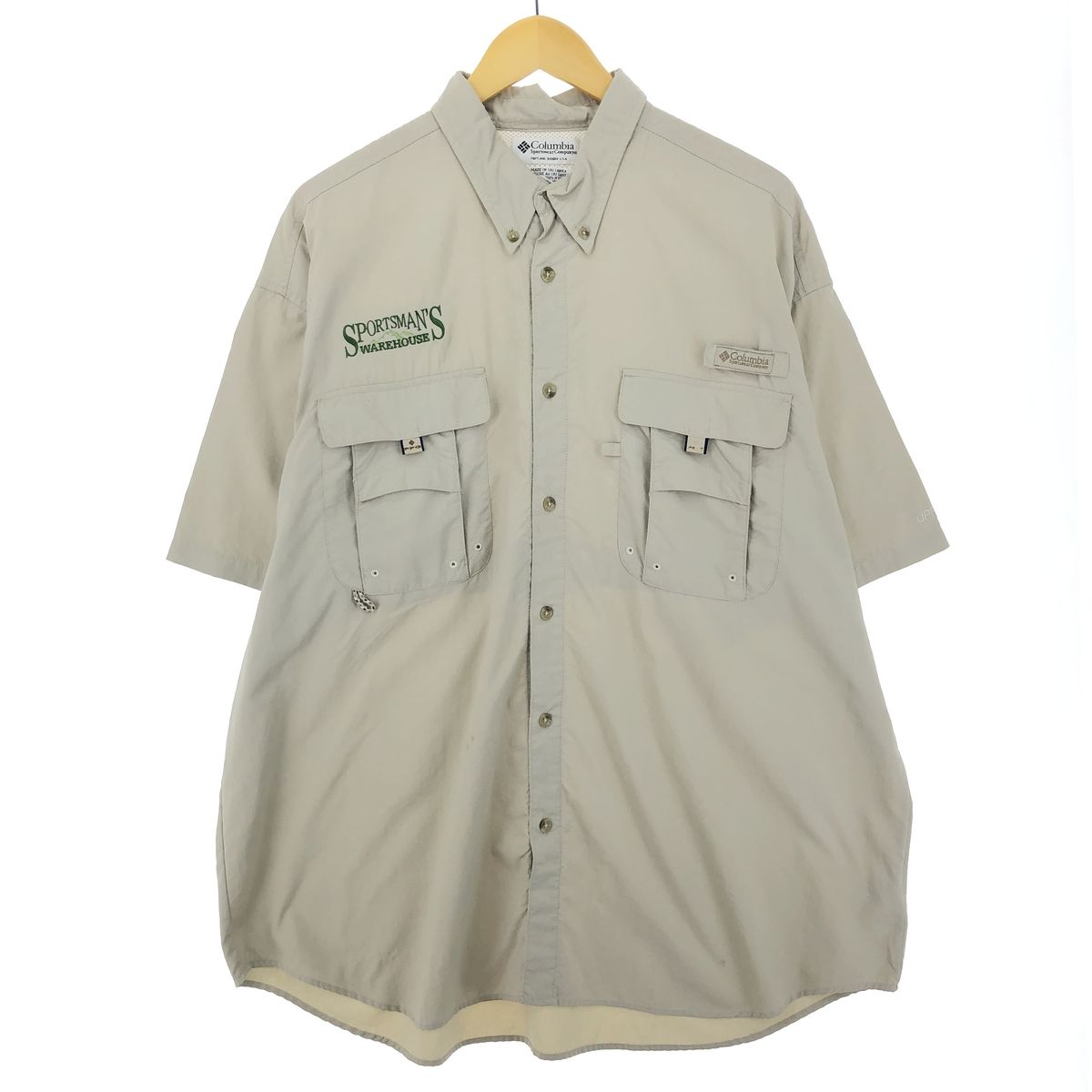 古着 コロンビア Columbia PFG ボタンダウン 半袖 フィッシングシャツ メンズXL /eaa447510 【中古】/eaa447510