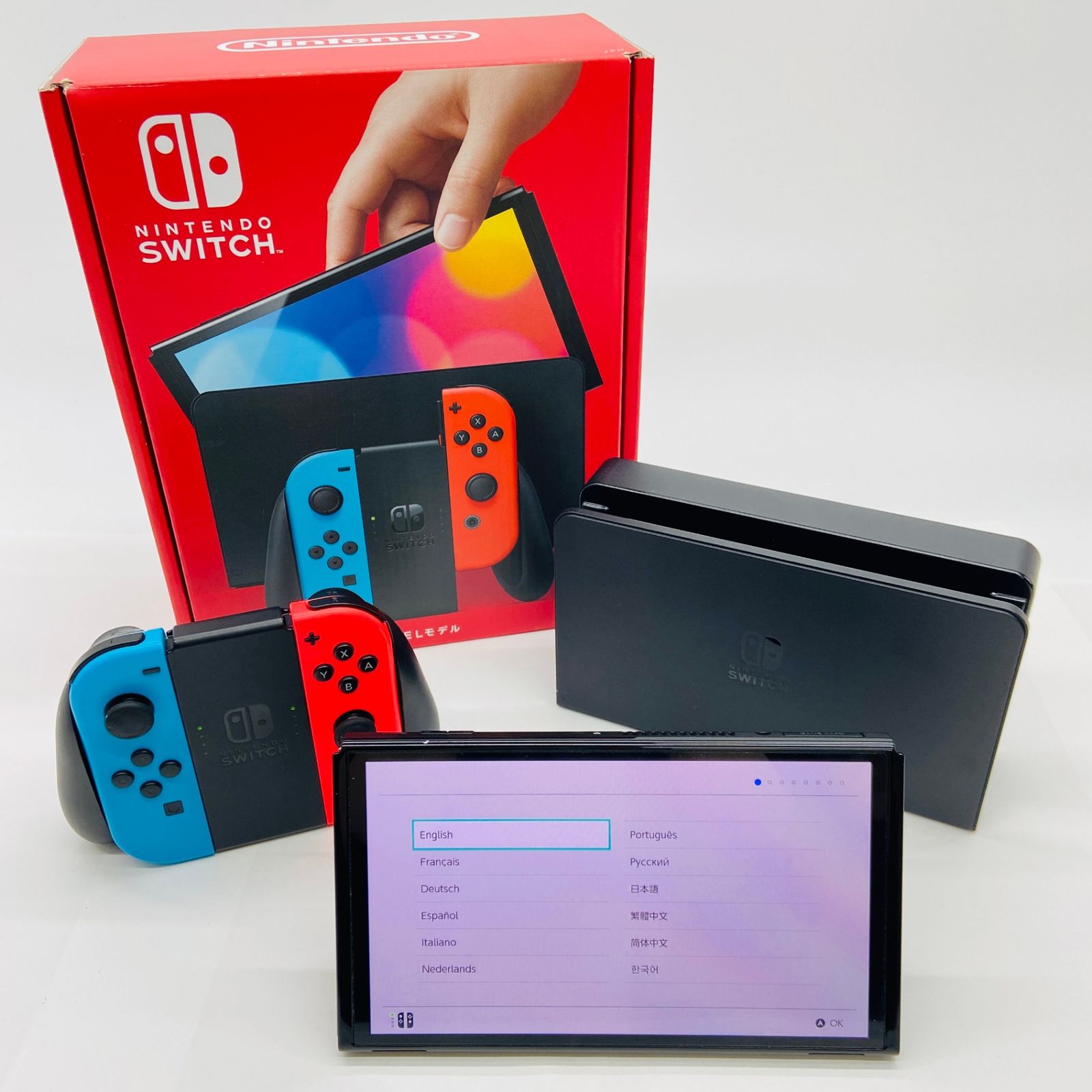 Nintendo Switch (有機ELモデル) HEG-S-KABAA [ネオンブルー