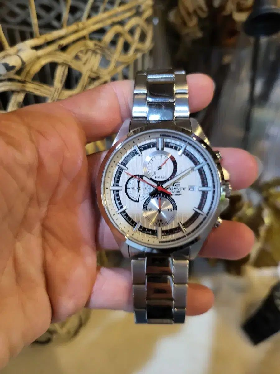 CASIO カシオ EDIFICECASIO エディフィス カシオ メタル 時計 クロノグラフ