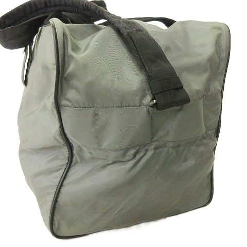 プラダ グレー ナイロン ボストンバッグ プラダスポーツ PRADA SPORT ナイロン ボストンバッグ 大型 2WAY