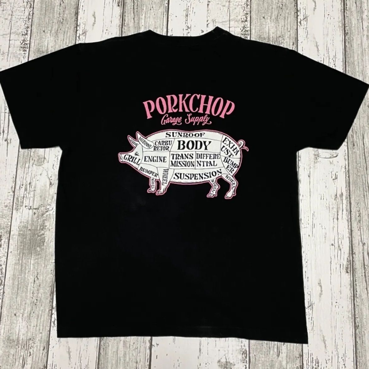 メンズporkchop ポークチョップ Tシャツ 初期 ピンク Mサイズ 長瀬智也