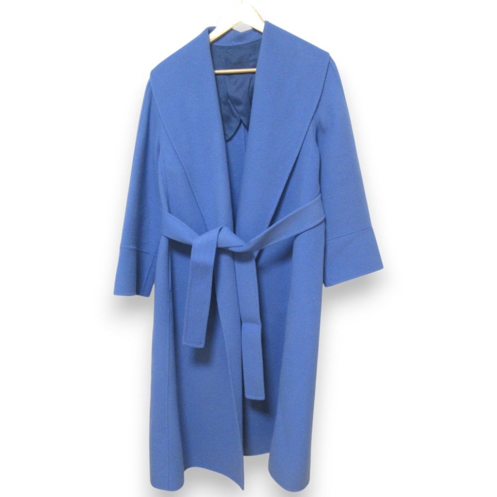 美品 22AW ANAYI アナイ シャルムビーバーショールカラーコート ガウン  