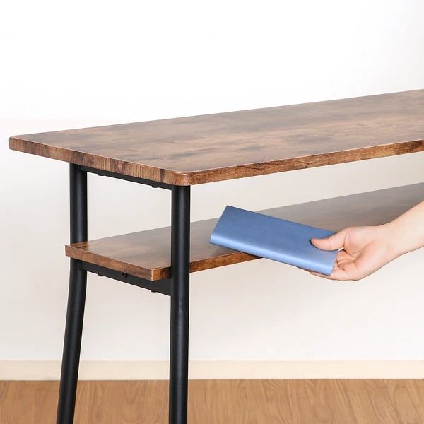 高貴な ヴィンテージ感風デザイン カウンターテーブル ハイテーブル 単品 おしゃれ かっこいい 家具 インテリア