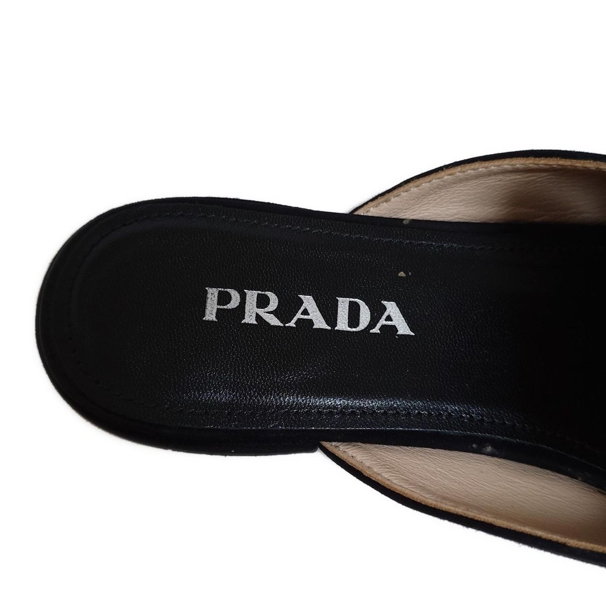 PRADA(プラダ) ミュール 36 レディース - 黒 - メルカリ