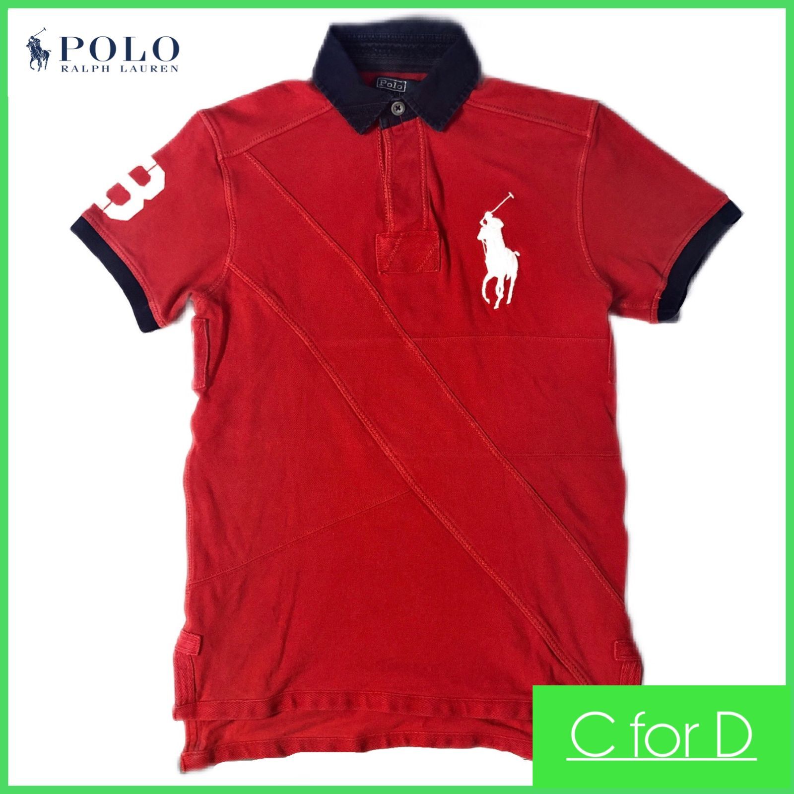 即決☆Polo by Ralph Lauren☆Sサイズ ポロ バイ ラルフローレン 半袖