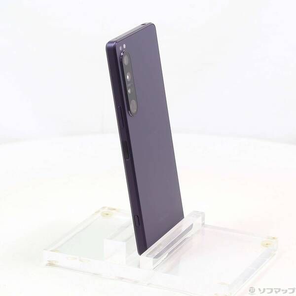 中古品〕 Xperia 1 IV 256GB パープル SO-51C docomo SIMフリー