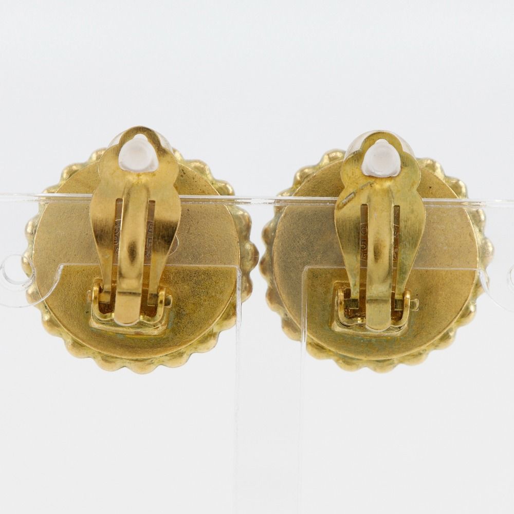 CHANEL】シャネル ココマーク ヴィンテージ 金メッキ 黒 95P  