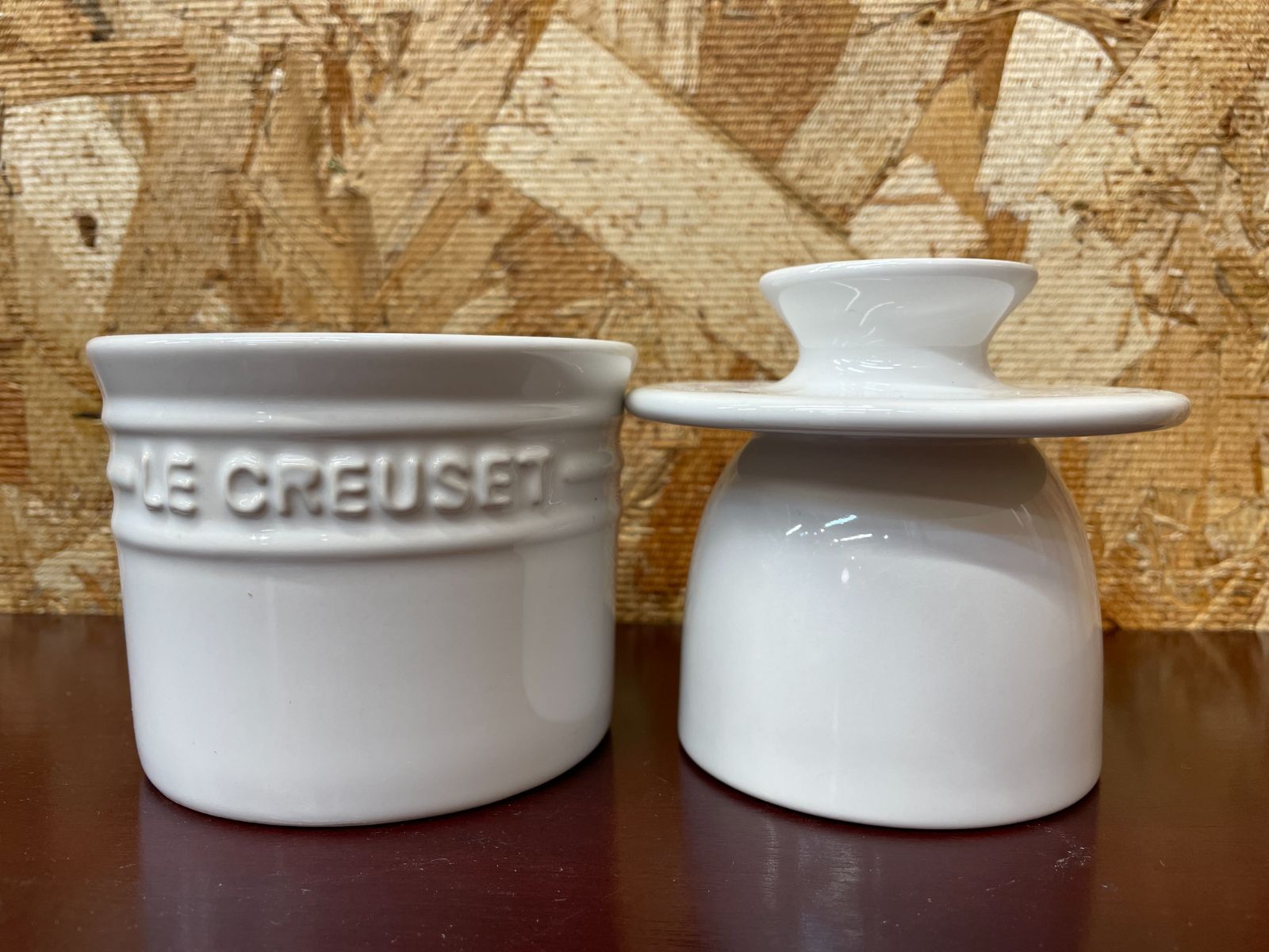 未使用 ル・クルーゼ LE CREUSET スモール サービング プラター 白 未使用 ル・クルーゼ LE CREUSET スモール サービング プラター