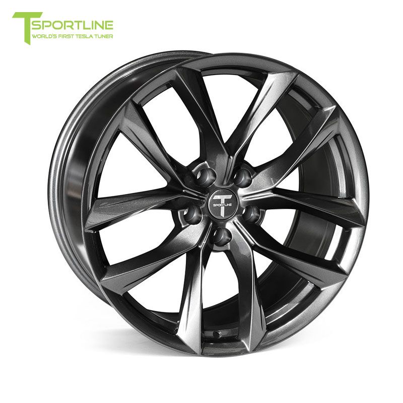 SS208510114SY T Sportline Tesla Model 3 テスラ モデル ３ ホイール 20 TSS Flow Forged Tesla Weel(Set of 4) 【Space Gray】