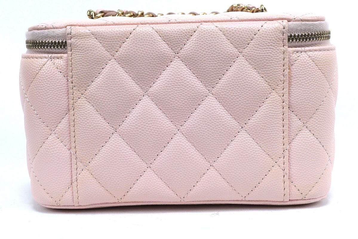 CHANEL シャネル スモール バニティケース キャビアスキン