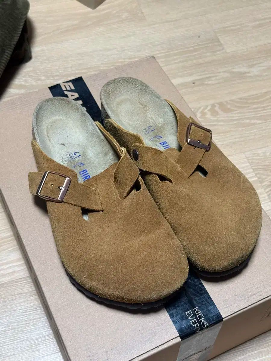 未使用 ビルケンシュトック 41 26.5 ボストン サンダル スエード トープ BIRKENSTOCK(ビルケンシュトック) ボストン トープ (トープ) 265 （ 41