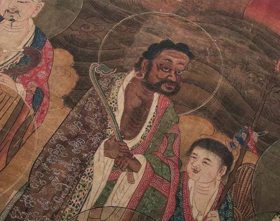 佚名羅漢図古画人物仏像 レプリカ画心 未表装 楷書 書道 美術品 模写 印刷 佚名羅漢図古画人物仏像 レプリカ画心 未表装 楷書 書道 美術品