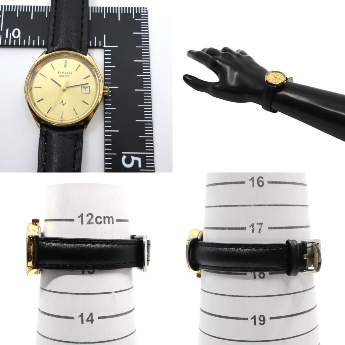 クオーツ ゴールド文字盤