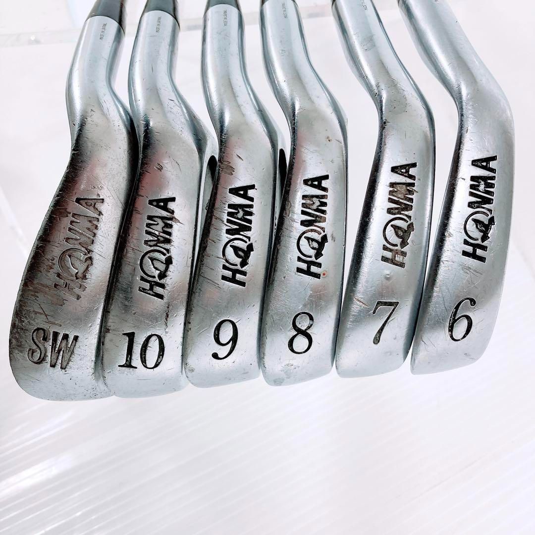 ホンマ LB-606 4S 星4 アイアン クラブセット ゴールド - メルカリ