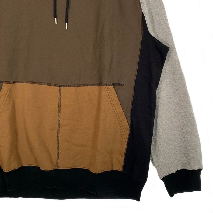 TAKAHIROMIYASITA TheSoloist ソロイスト oversized bondage hoodie オーバーサイズ ボンデージ スウェットパーカー マルチ sbogc.0002 Size 46 TAKAHIROMIYASITA TheSoloist ソロイスト oversized bondage hoodie