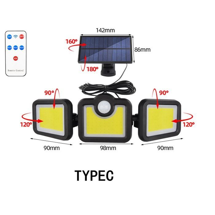 ソーラーセンサーライト 分離型