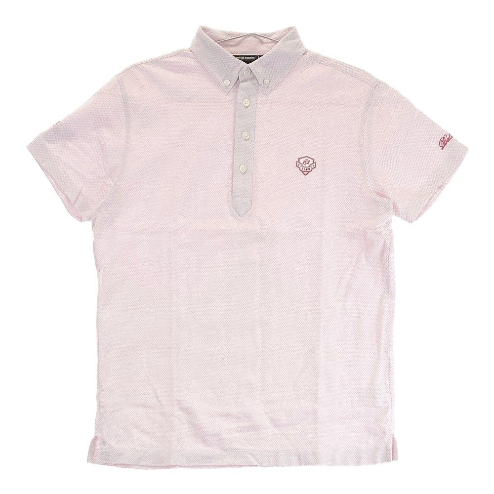 SALE特価 ZOY ゾーイ メンズ ボタンダウン 半袖 ポロシャツ スペースマスターピンメッシュ 071422010 2SS2 ゴルフウェア メンズウェア トップス JUN2