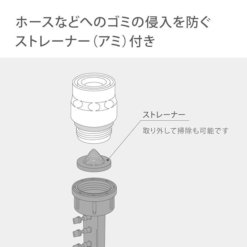 タカギ takagi 自動水やり パーツ 5分岐コネクター4mm×5 4mm水やりホース用 GKJ111 安心の2 1 WHITEMONARCHHOTEL_COM