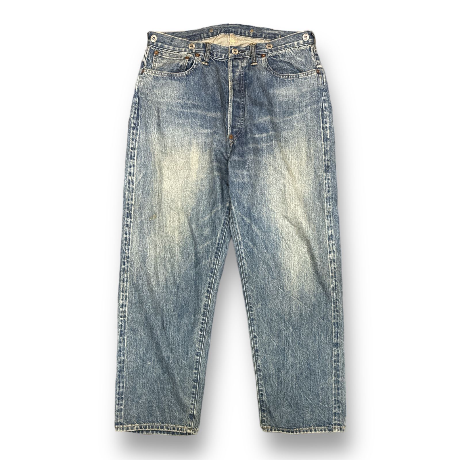 A.PRESSE 23AW No.22 Washed Wide Denim Pants ウォッシュドワイド