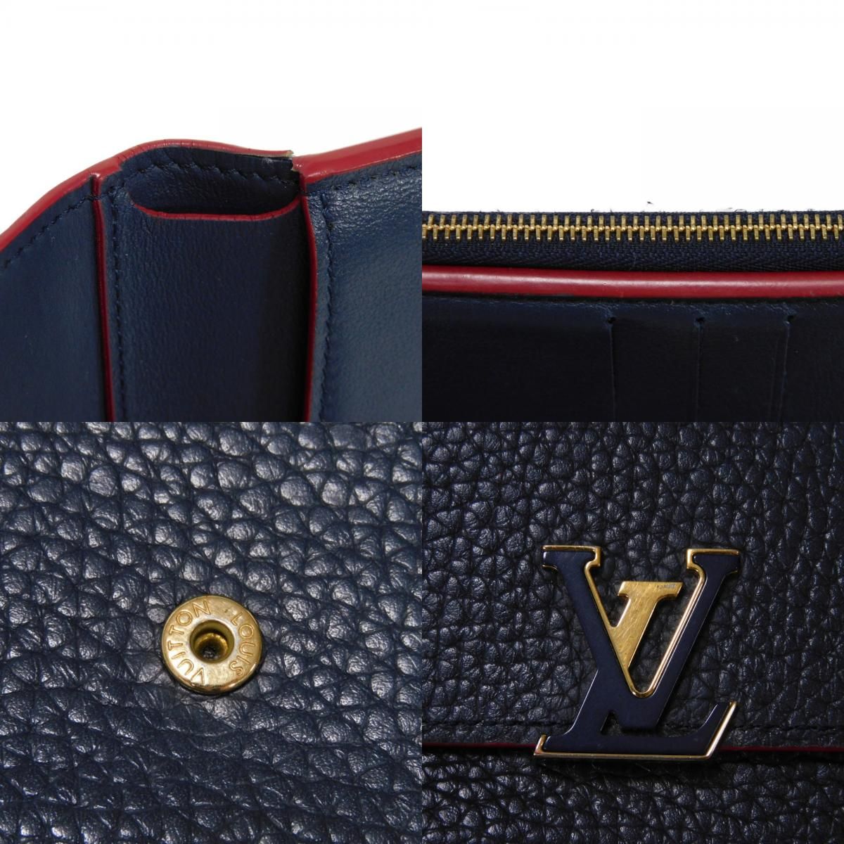 正規品保証　未使用　新型ICチップ搭載　ヴィトン財布　ポルトフォイユ　カプシーヌ LOUIS VUITTON ルイ・ヴィトン ポルトフォイユ カプシーヌ