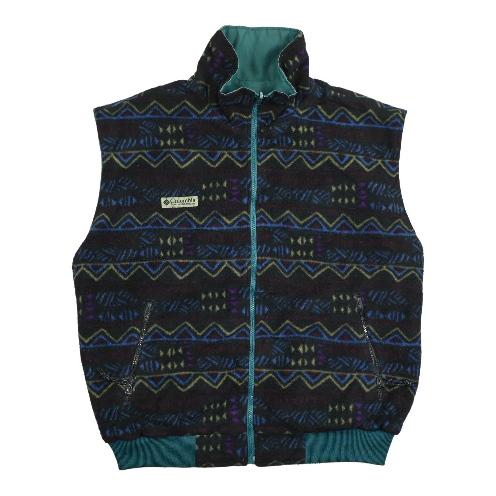 90s Columbia リバーシブルベスト