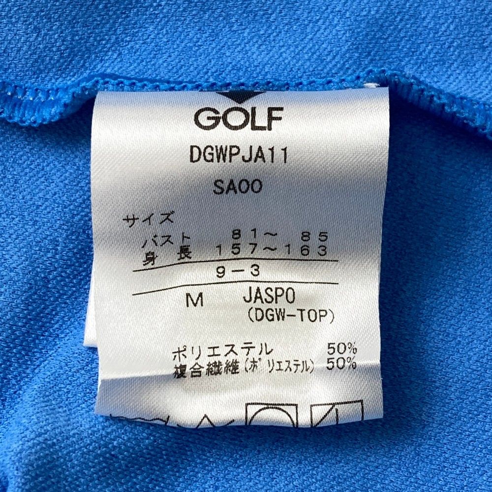 サイズ：M DESCENTE GOLF デサントゴルフ ノースリーブポロシャツ