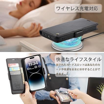 iPhone 14 ケース保護 ダブルレイヤー カバー レッド : 直営店 iPhone 14 ケース手帳型 14手帳