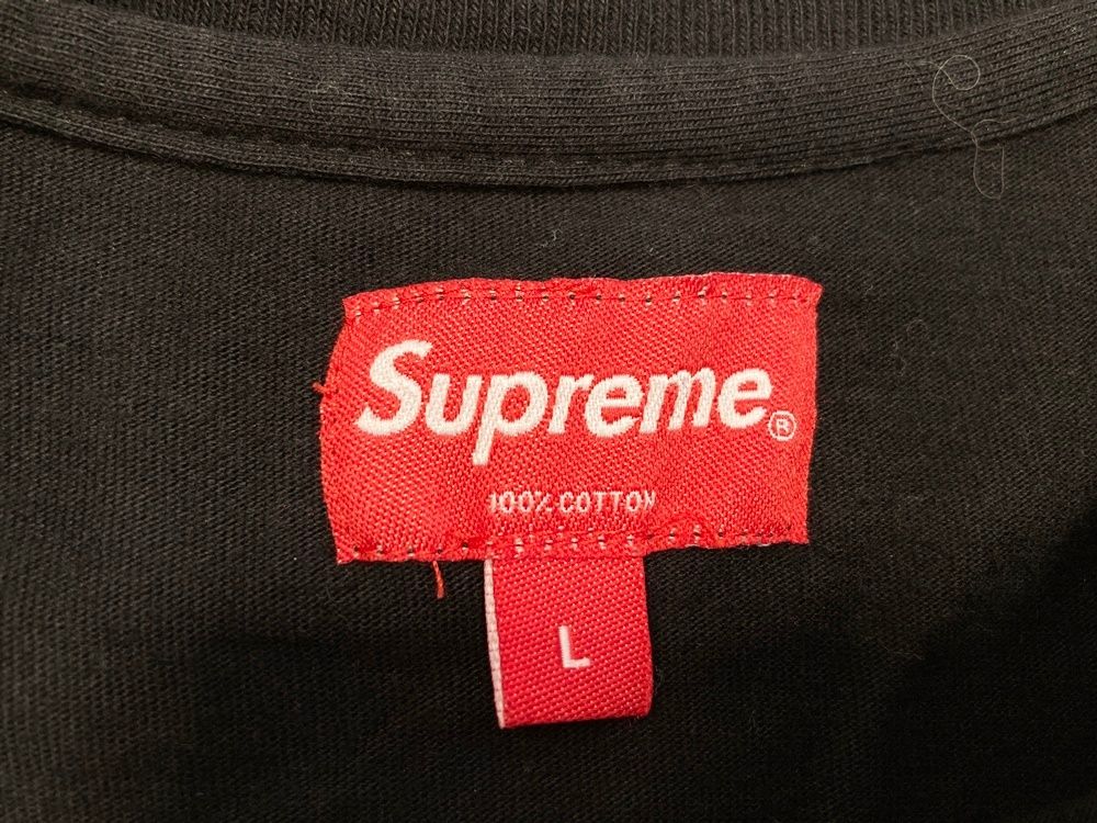 【美品★Supreme 】ブラック★長袖ポロシャツ M アーチロゴ★シュプリーム Supreme - supreme シュプリーム ポロシャツ 長袖 刺繍ロゴ
