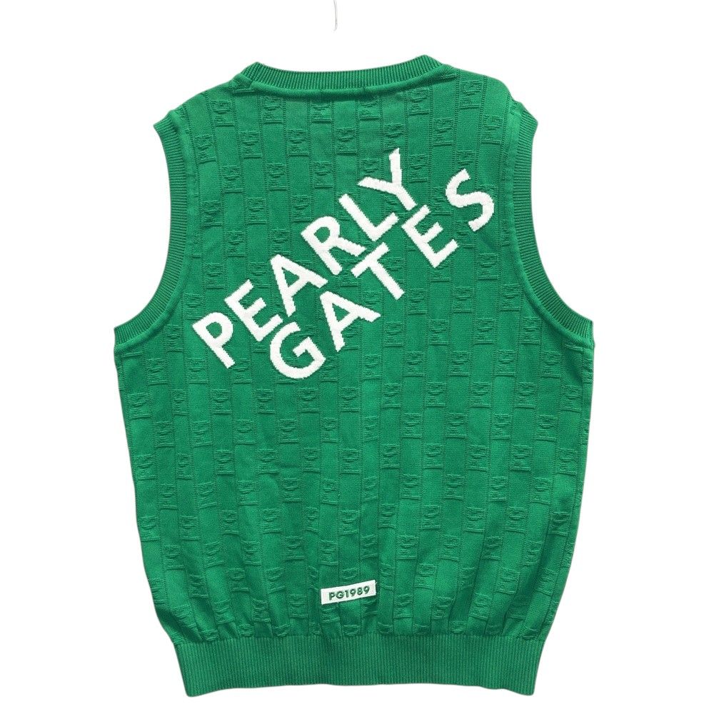 バックロゴ ニットベスト