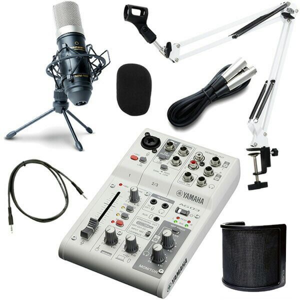 アイス】YAMAHA AG06 ミキシングコンソール アイス】YAMAHA AG06