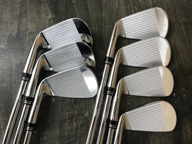 良品】ピン G410 緑ドット メンズアイアンセット 7本 スチール R